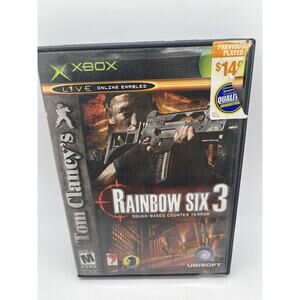 Tom Clancy's Rainbow Six 3 (Microsoft Xbox, 2003) Complete w/ Manual - Tested